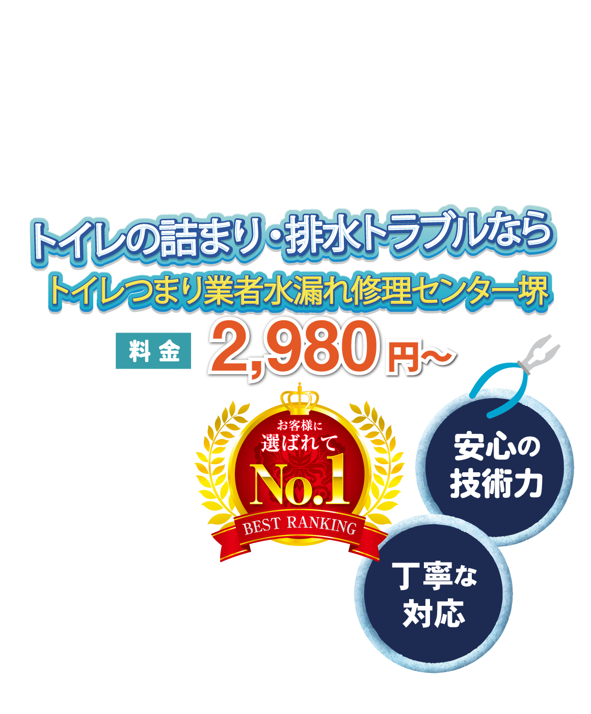 お風呂やトイレでの水漏れ・排水管など水回りの修理